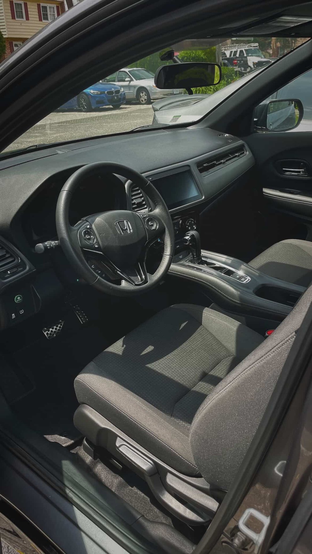 Clean Honda interior with detailed dashboard and seats